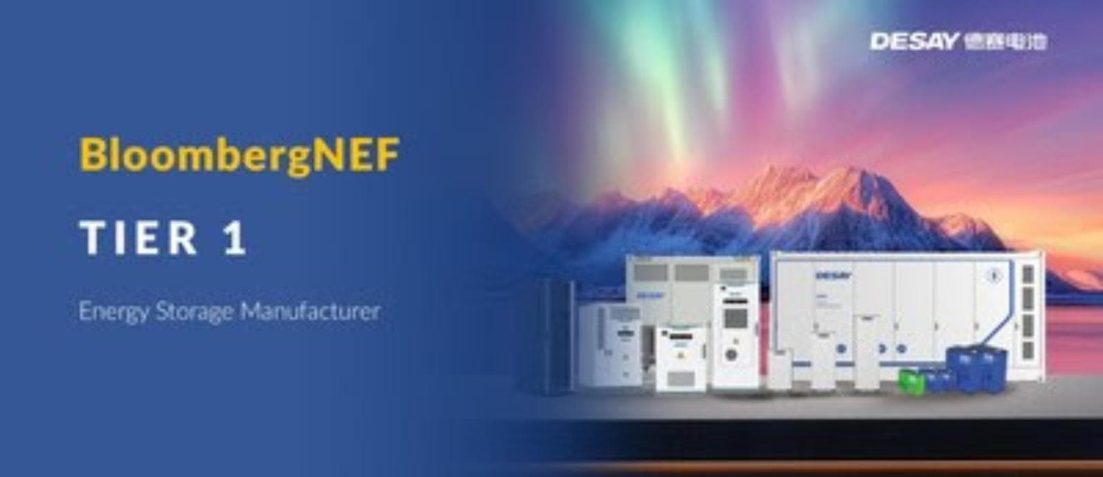 Desay Battery reingresó al listado Tier 1 de almacenamiento de energía de BNEF