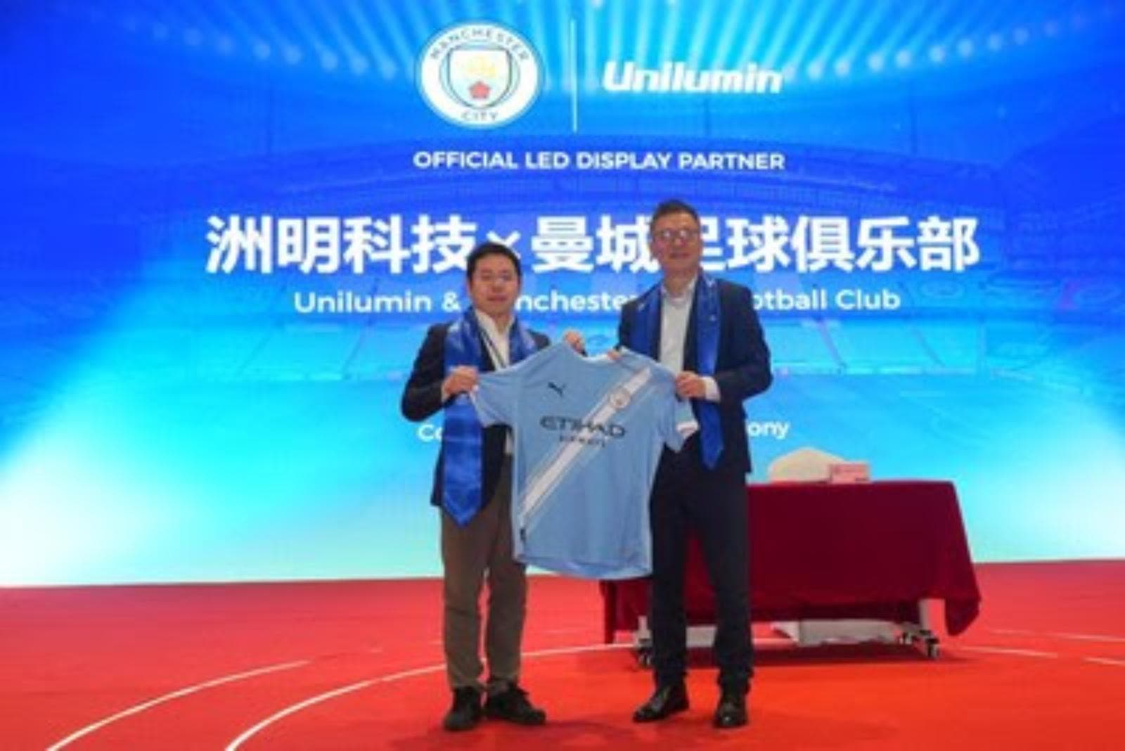 Manchester City y Unilumin sellan un acuerdo plurianual para un nuevo recinto