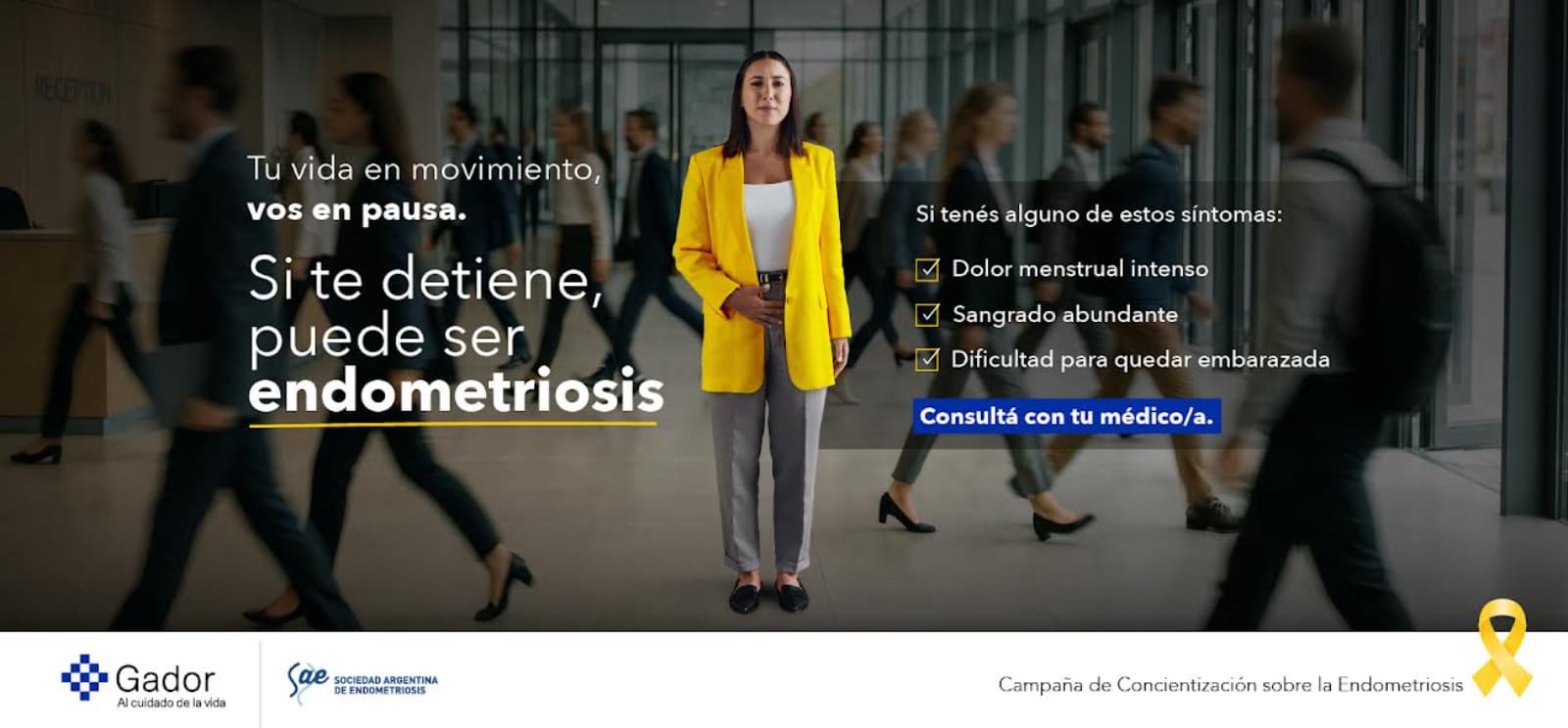 Gador y Cuatro Coronas reeditan una campaña para visibilizar el impacto de la endometriosis