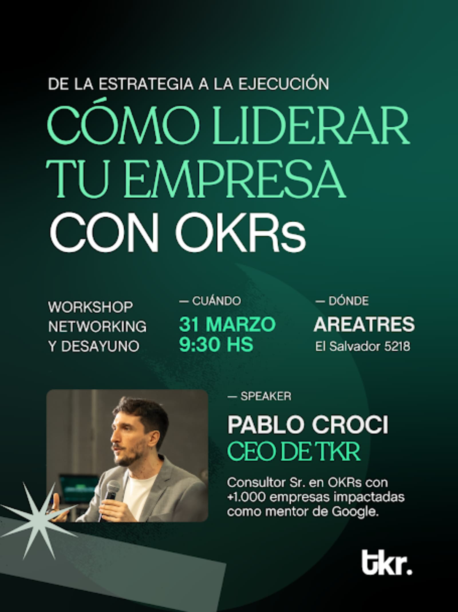 Desayuno de networking sobre metodología OKR: claves para definir y medir objetivos