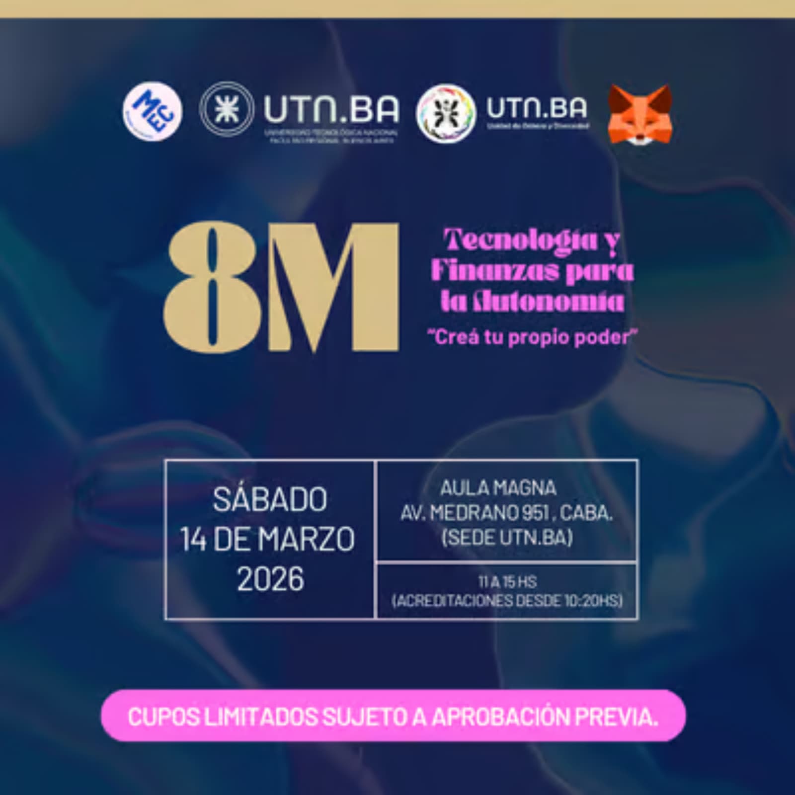 UTN.BA y Mujeres en Crypto organizan una jornada abierta sobre finanzas y tecnología