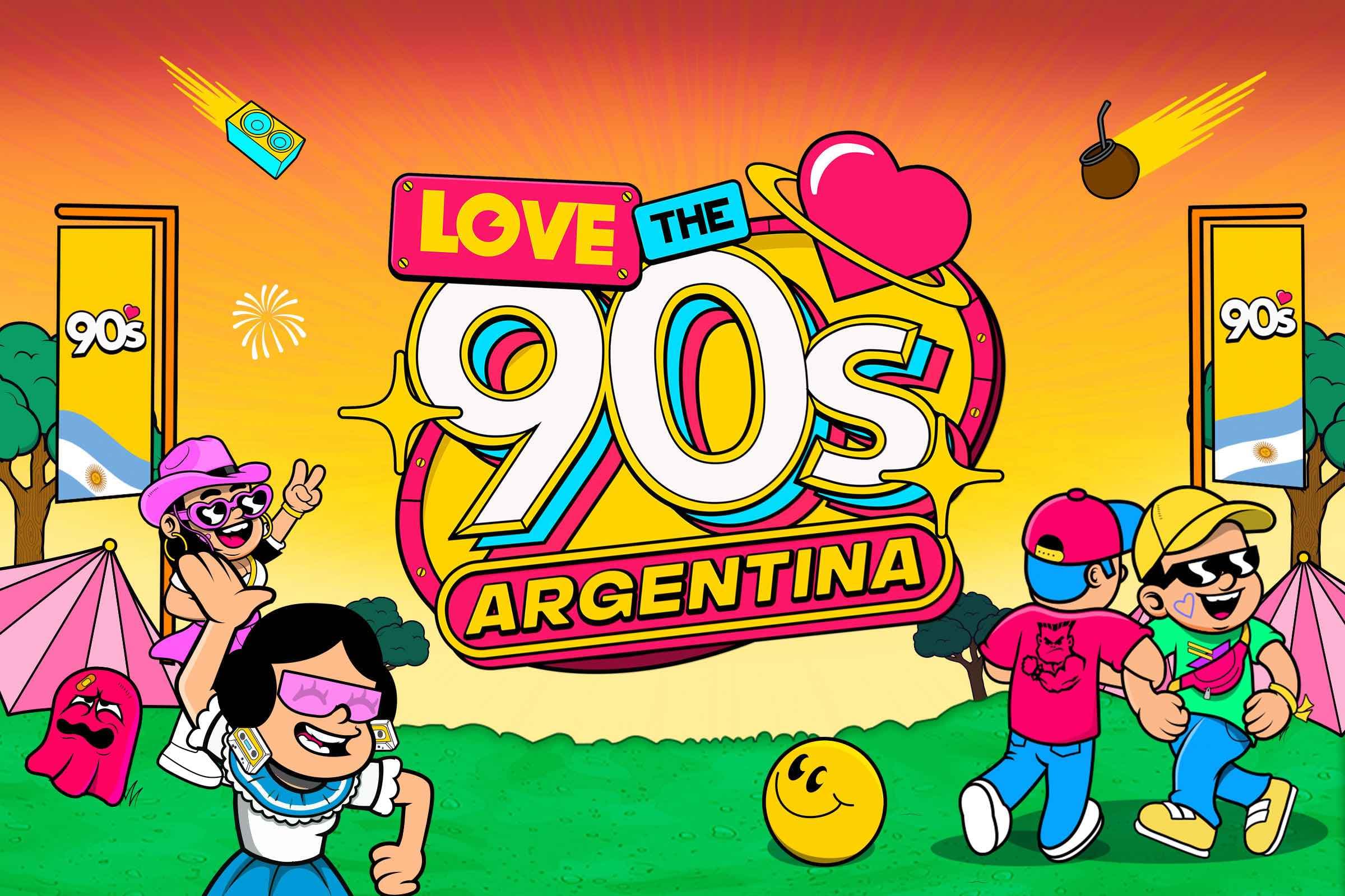 Love the ‘90s: una fiesta retro en el Movistar Arena