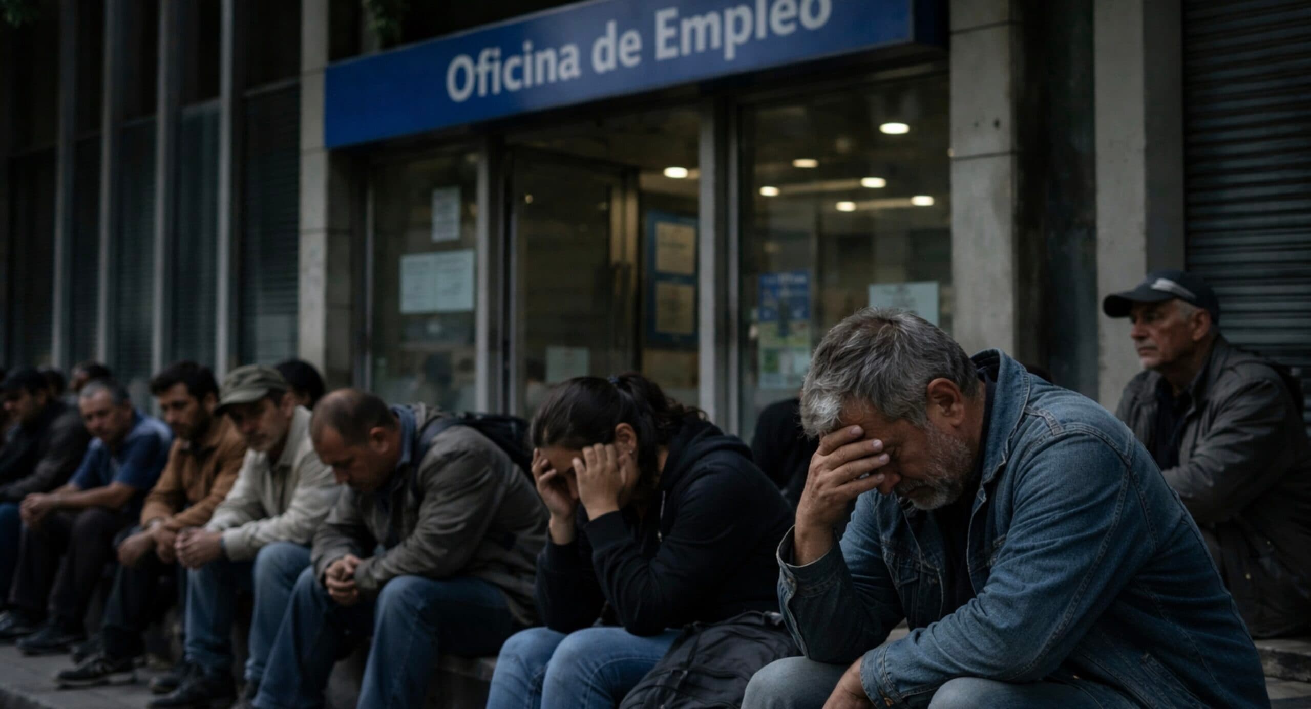 El trabajo se desmorona: siete meses de caída libre y un salario que vale menos que en 2001