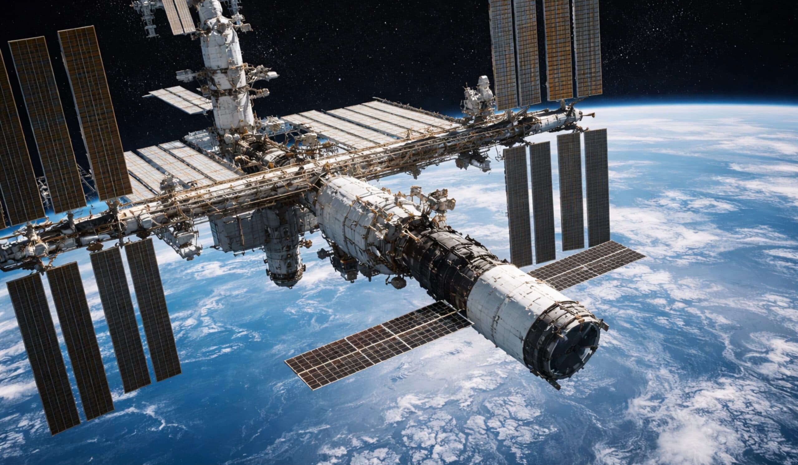 Progress MS-32, la nave rusa que abastece la Estación Espacial Internacional, la elevó mas de un kilómetros