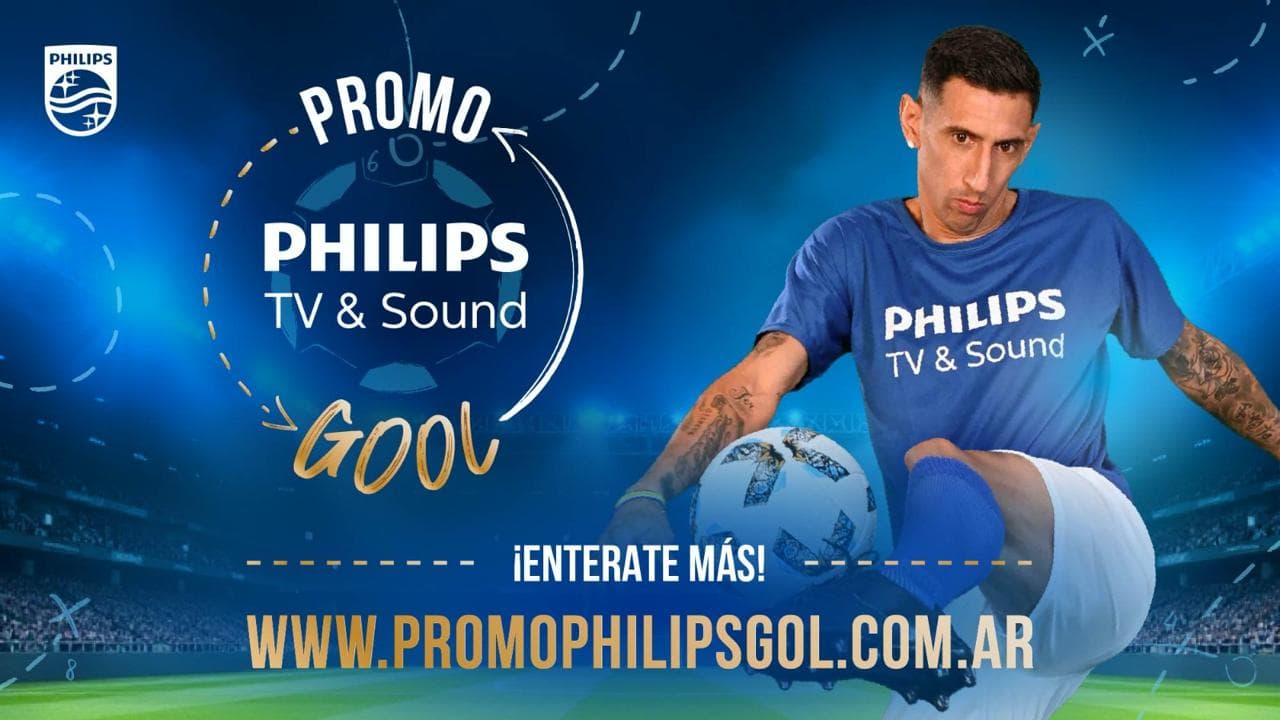 Philips TV & Sound y Ángel Di María unidos en la “Promo Gool”