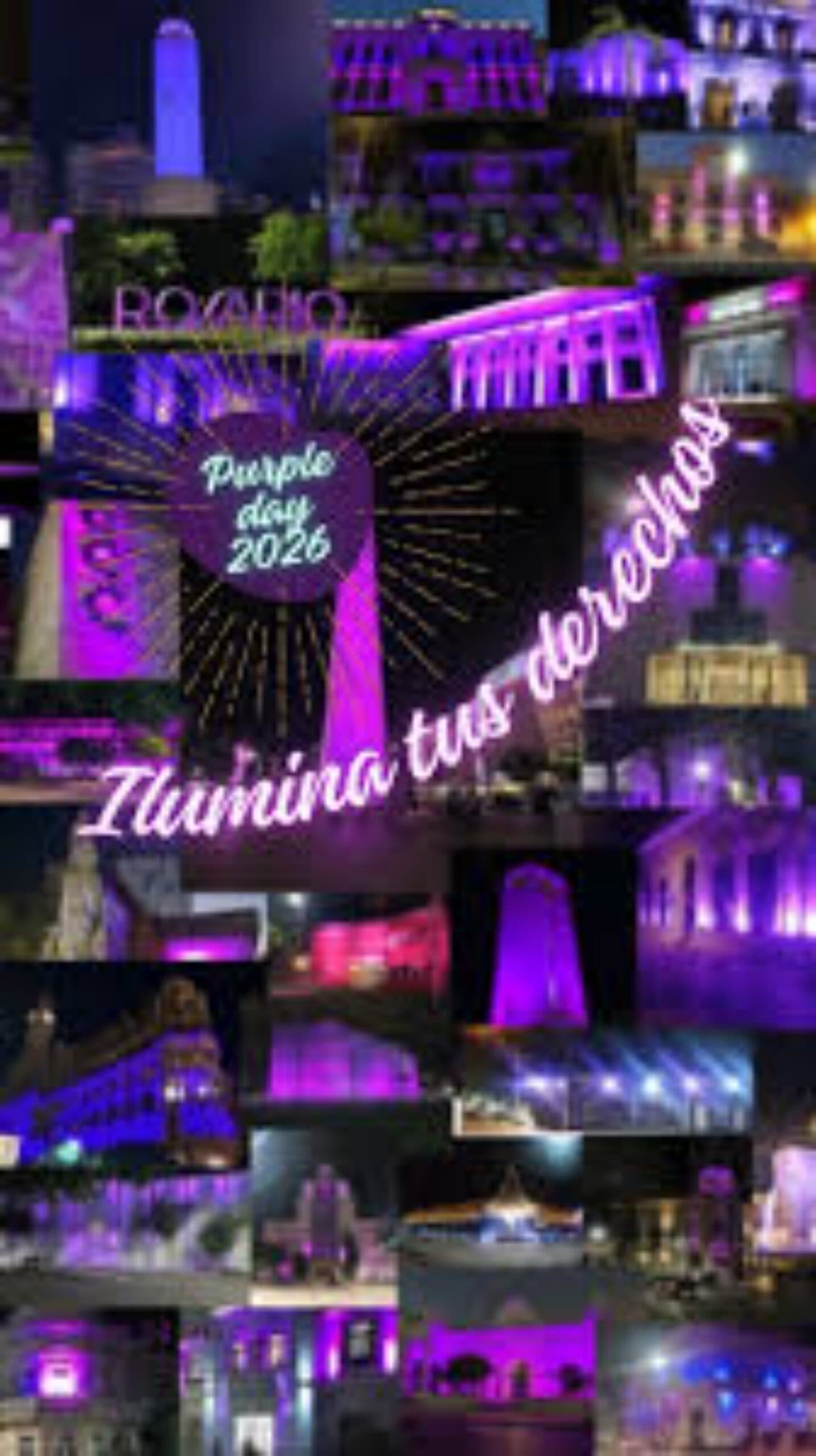 Purple Day: monumentos del país se iluminaron de violeta para visibilizar la epilepsia