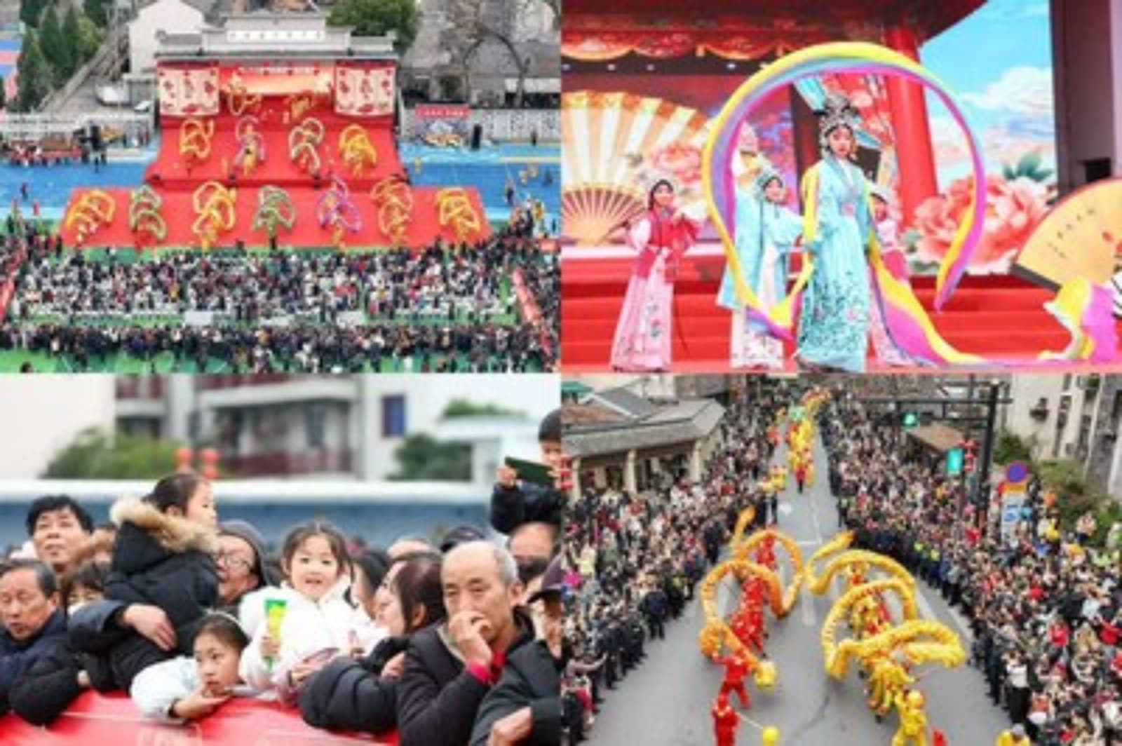 El Festival de los Faroles de Qianlong realizó su edición 26 en Qianyuan