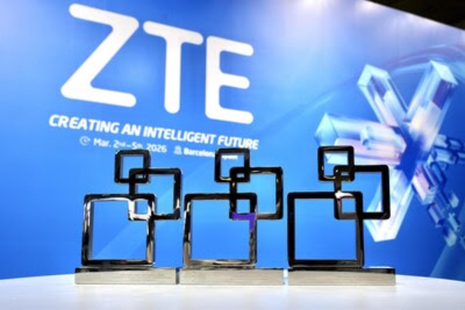ZTE obtuvo tres premios GLOMO en el MWC Barcelona 2026