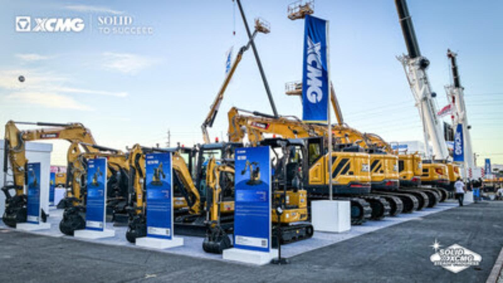 XCMG Excavator exhibió diez modelos y sumó pedidos en CONEXPO 2026
