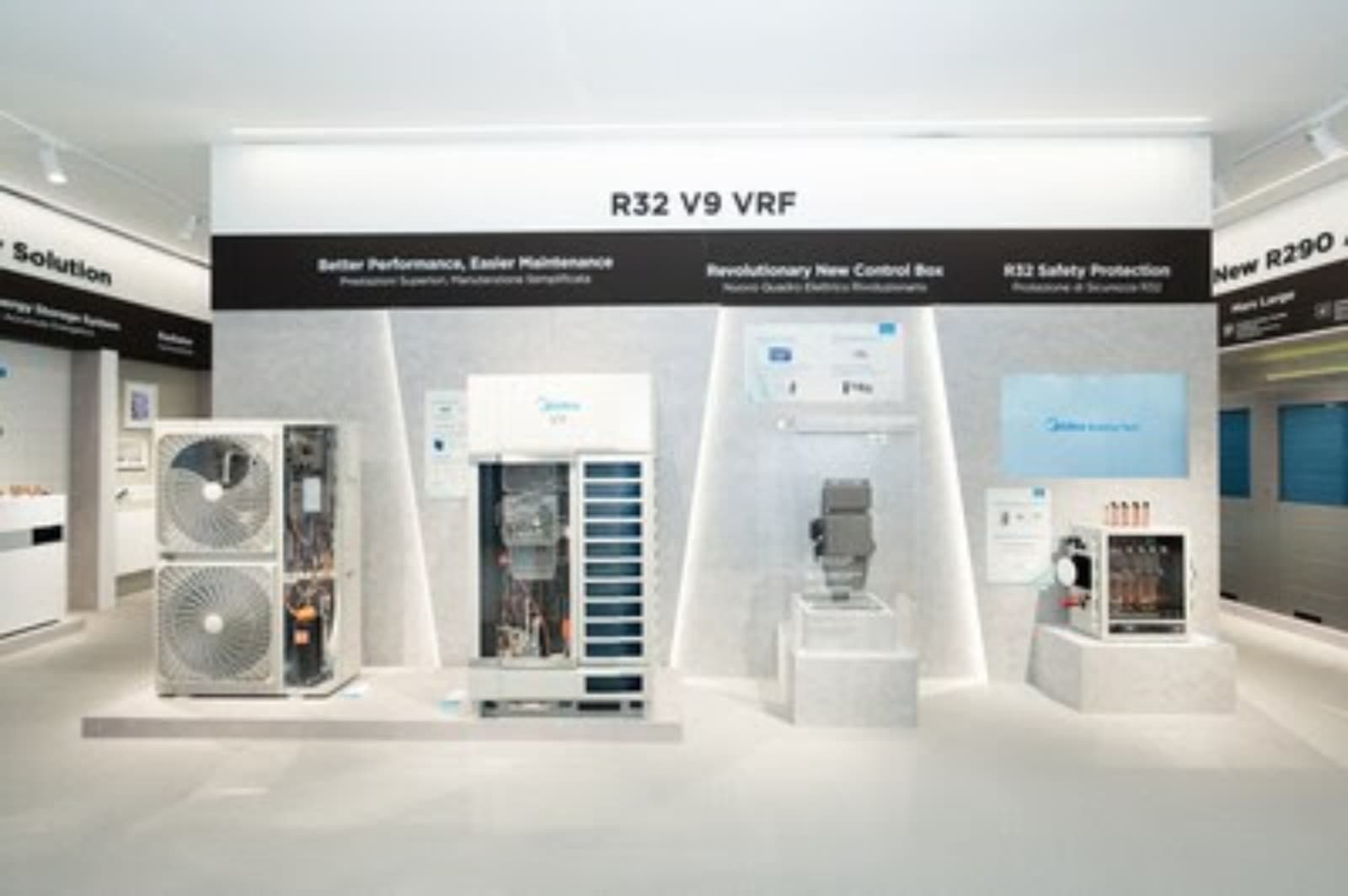 Midea presentó el sistema VRF V9 con mejoras de eficiencia y refrigerante R32