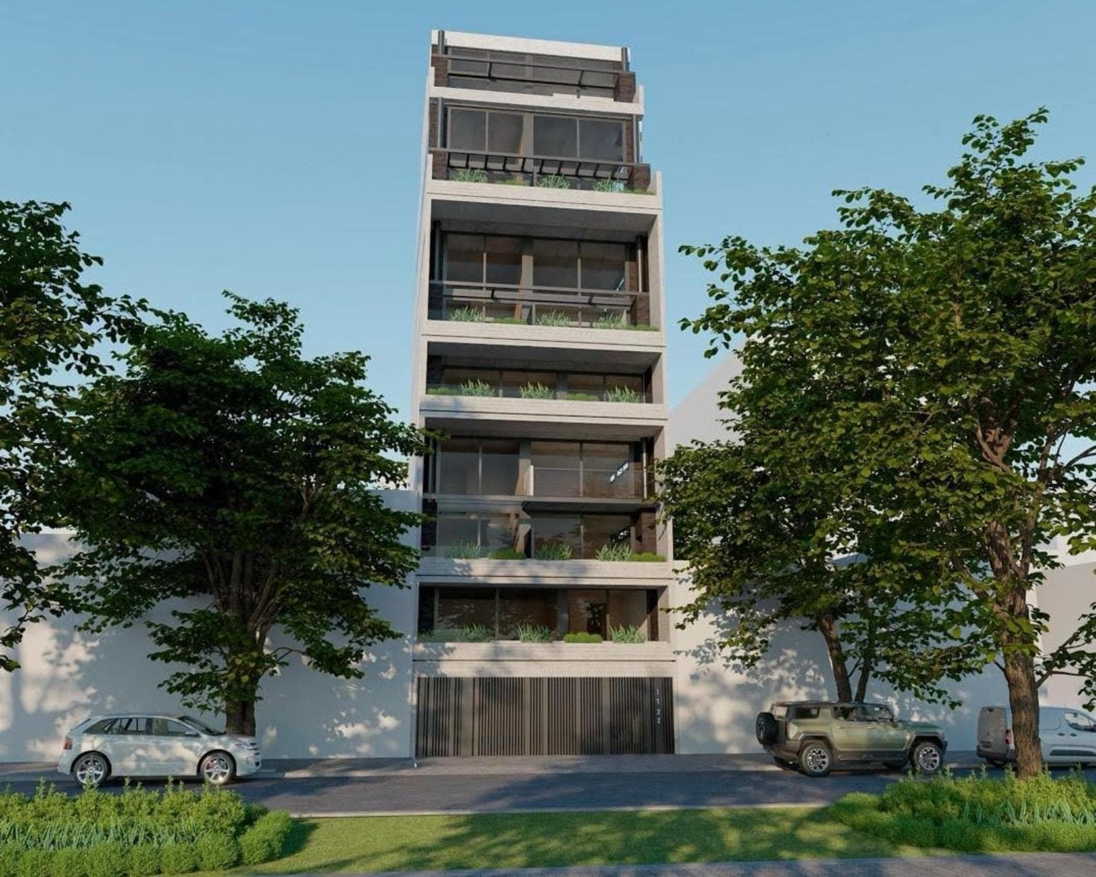 Studio Mutuo presentó TINTA, su primer edificio residencial de 20 unidades en Villa Ortúzar