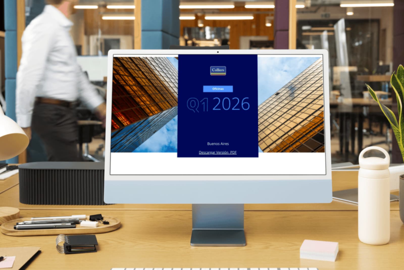 La vacancia de oficinas premium en Buenos Aires subió a 14,5% en el trimestre