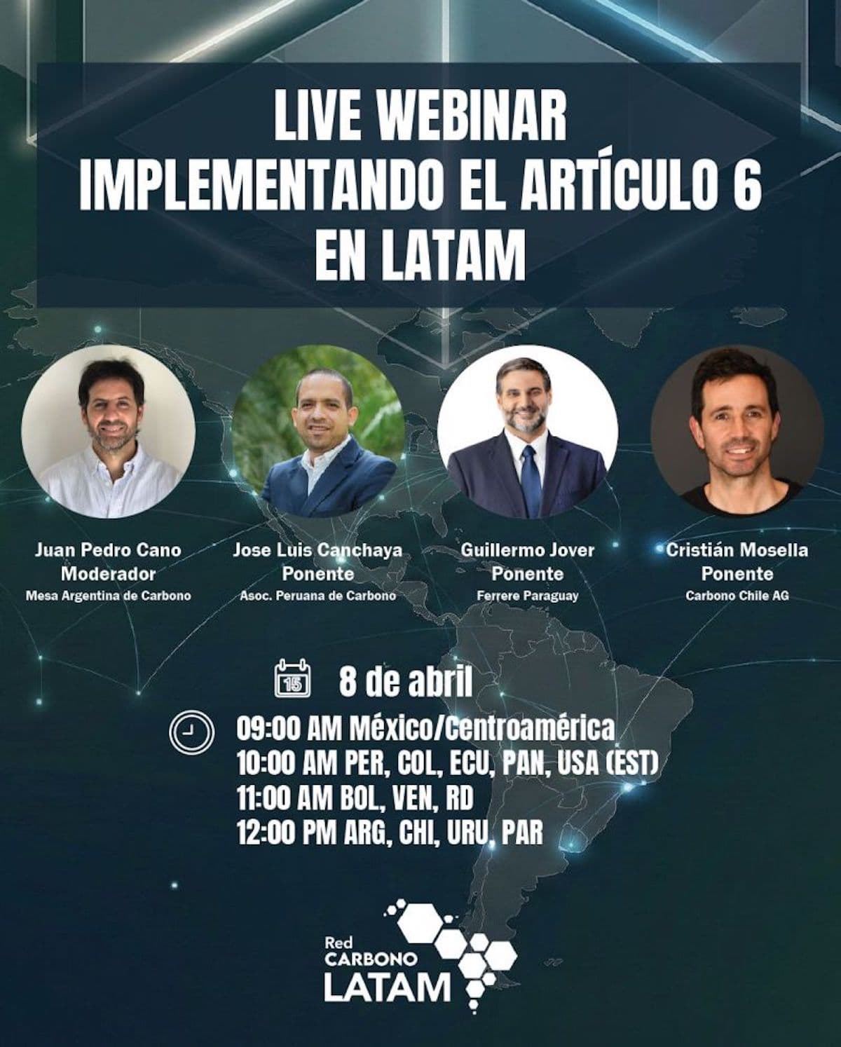 8 de abril: capacitación gratuita sobre mercados de carbono