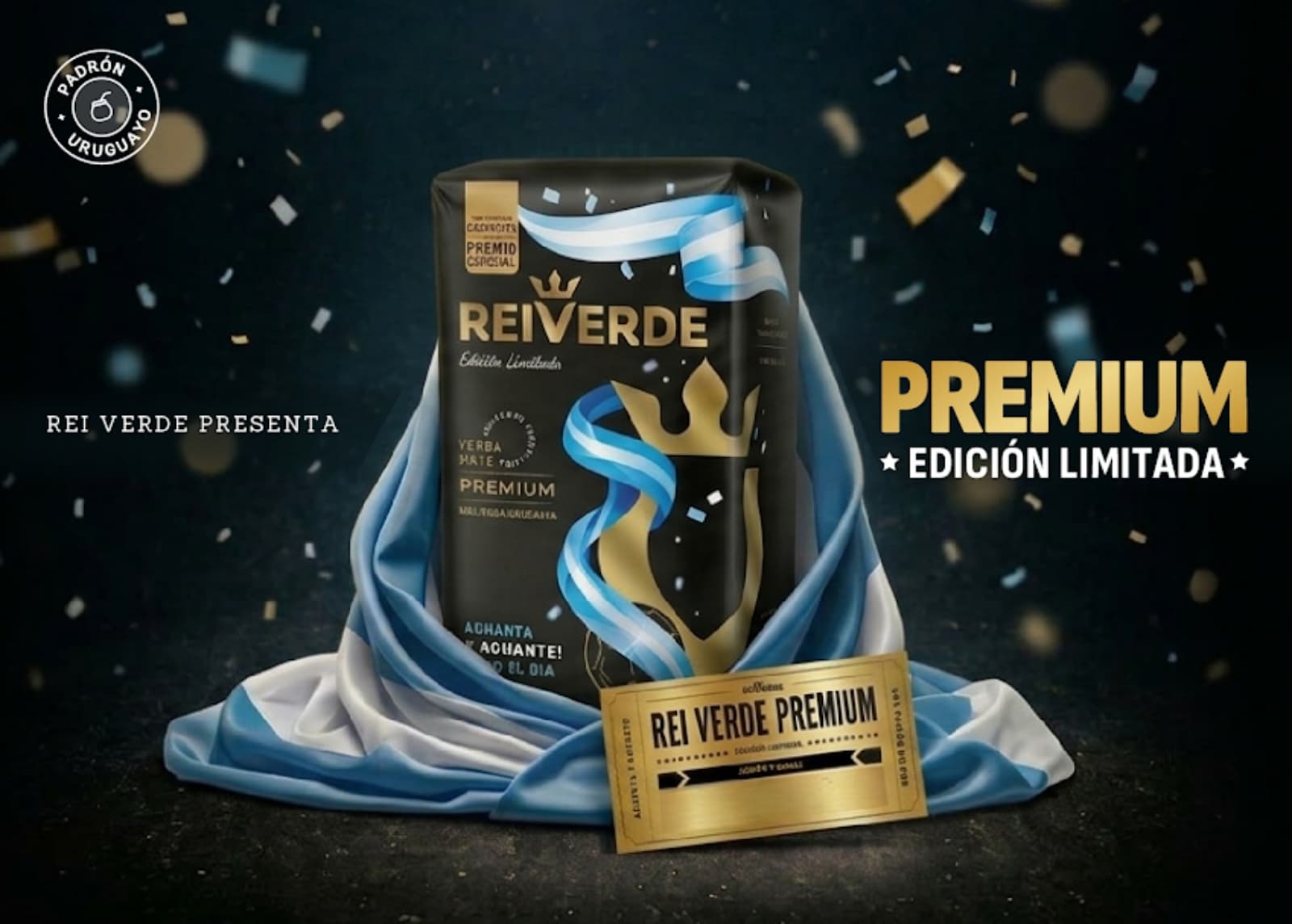 Rei Verde presentó una edición limitada Premium que vincula mate, fútbol y premios