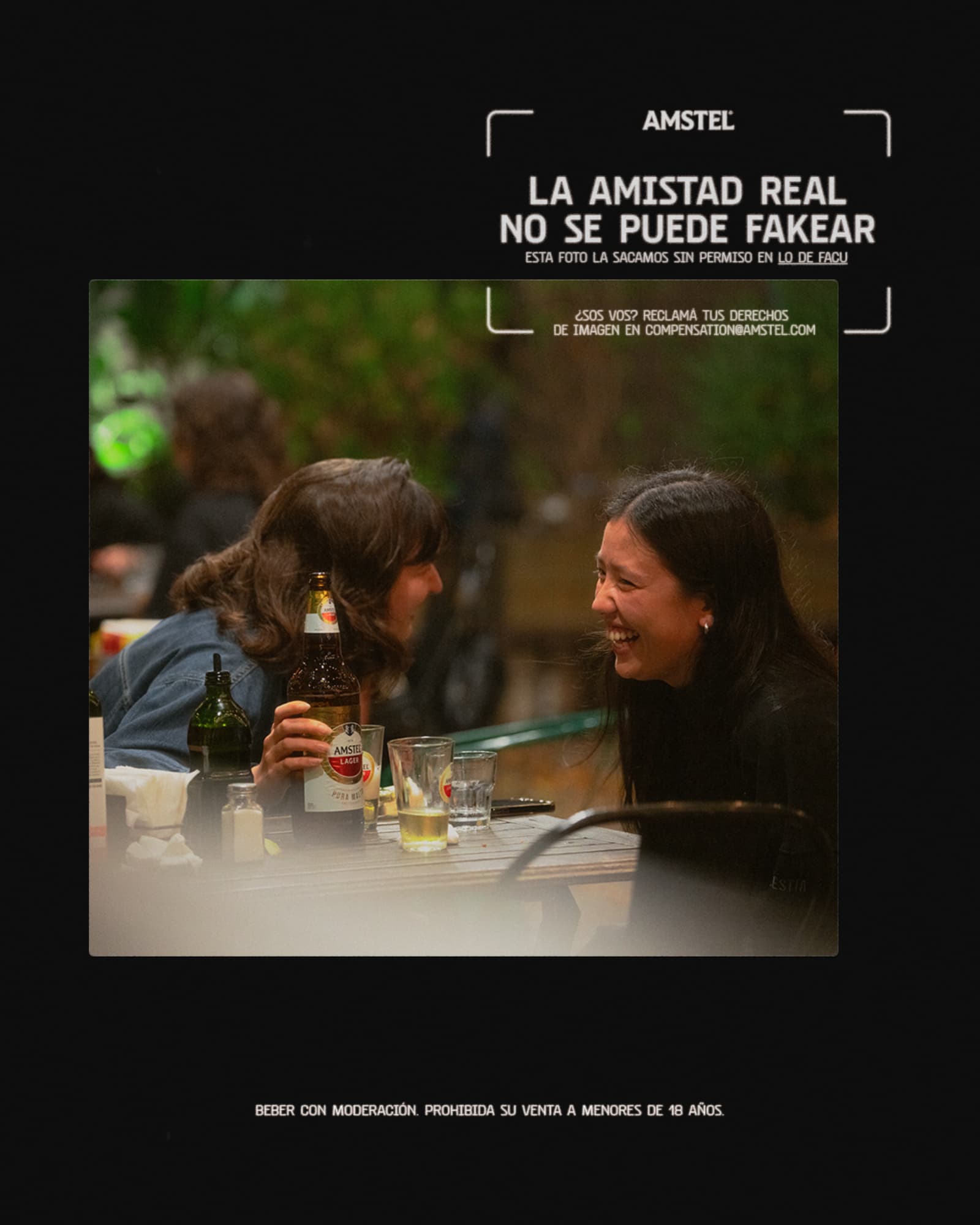 Amstel presenta Shot Without Permission, un proyecto fotográfico sobre amistad en bares