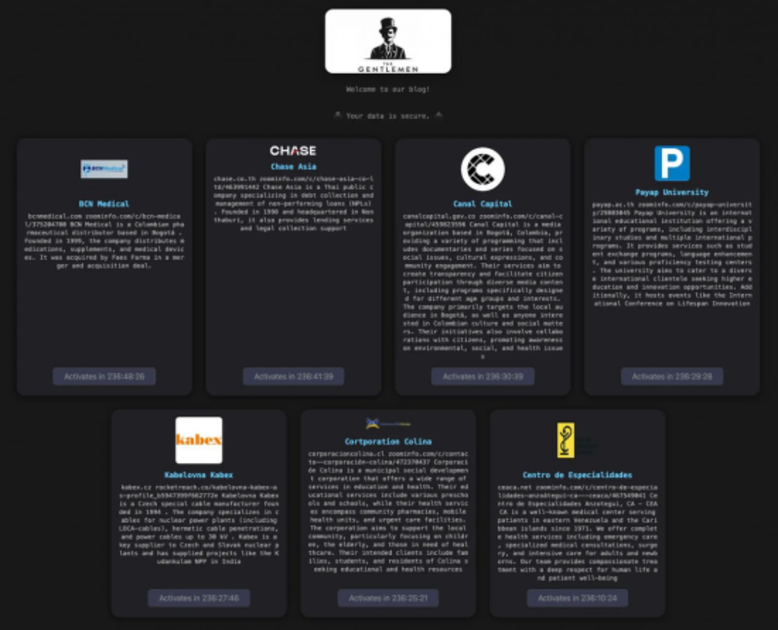 The Gentlemen: el ransomware a medida que suma víctimas y avanza en Latinoamérica