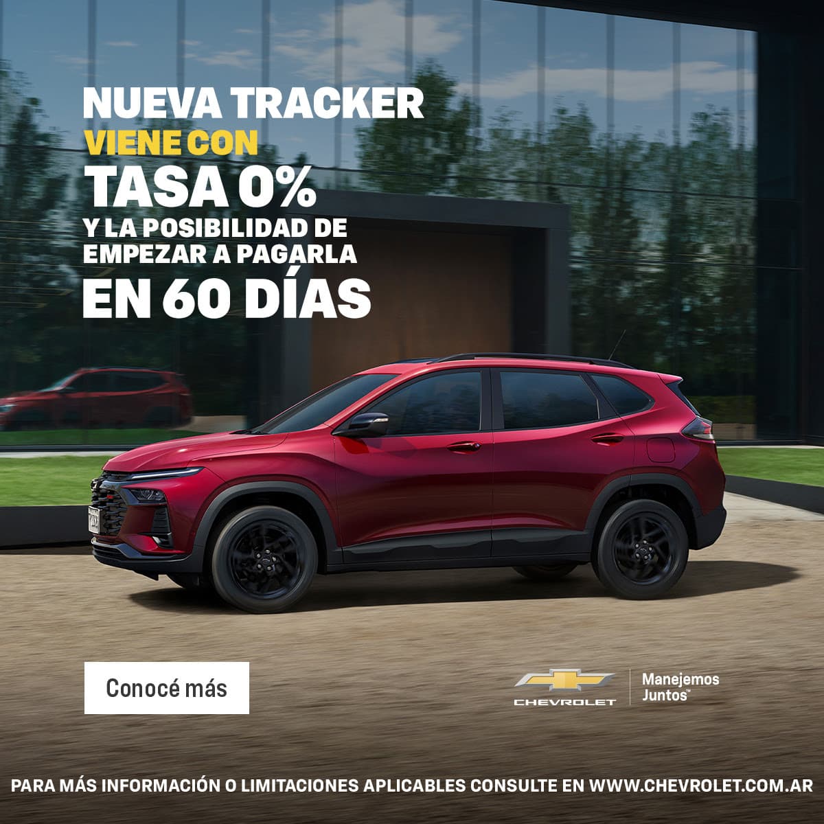 Chevrolet congela precios por tercer mes y amplía financiación a tasa 0%