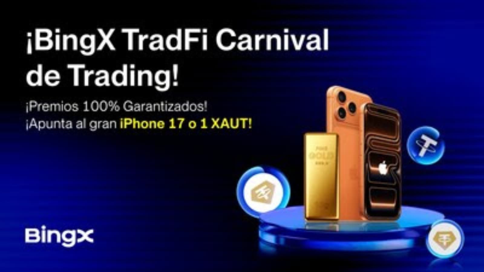 BingX lanza TradFi Carnival en Latinoamérica con comisiones cero y premios garantizados