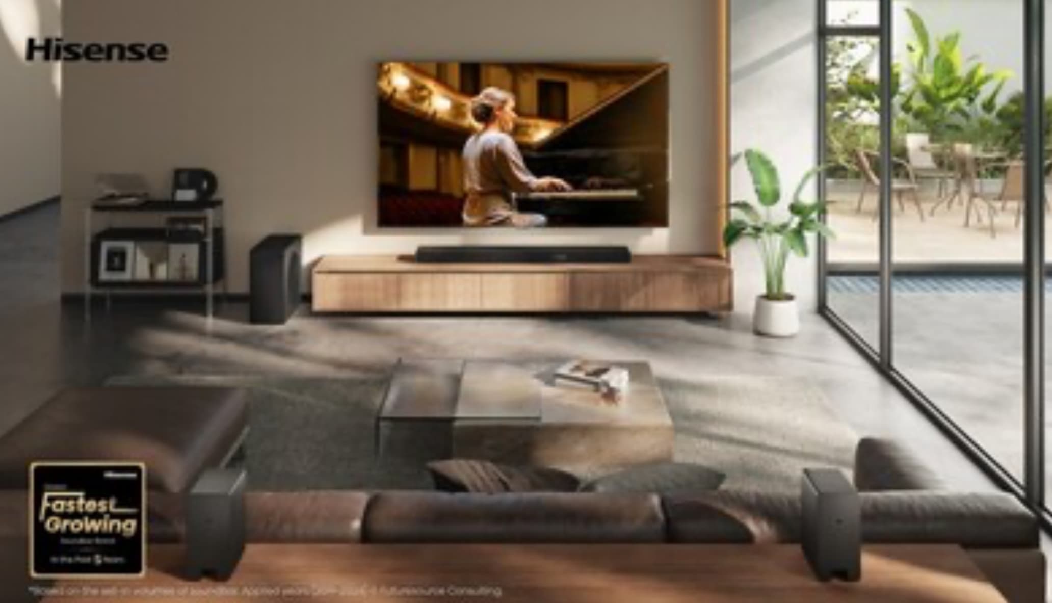 Barras de sonido Hisense crecen globalmente con tecnología Hi-Concerto
