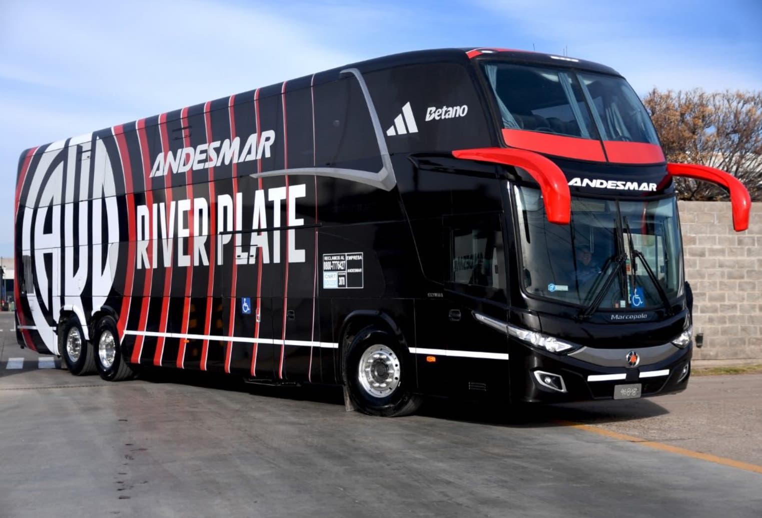 Andesmar será el transporte oficial de River Plate desde mayo 2025