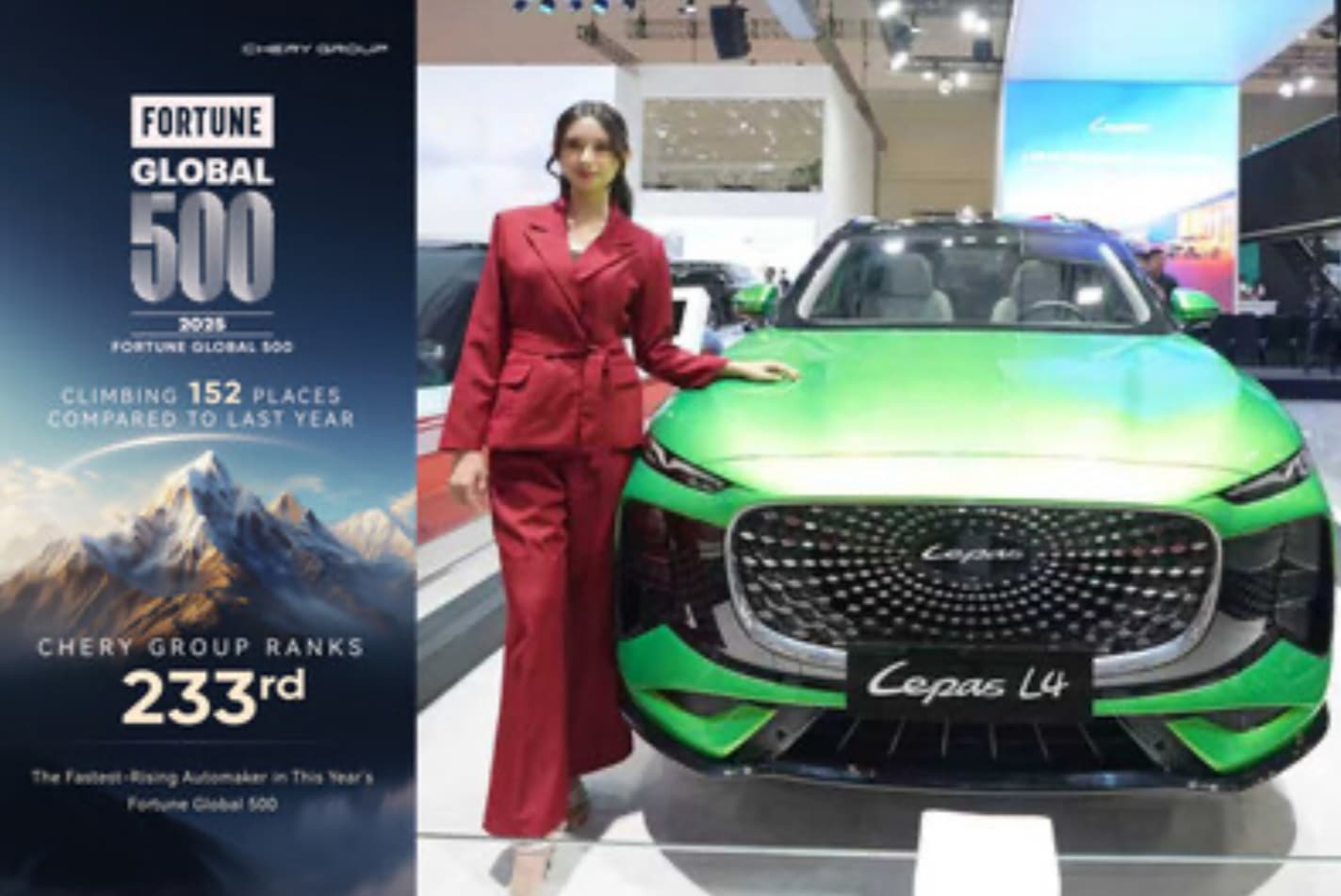 Chery debuta en Yakarta y arranca su expansión global