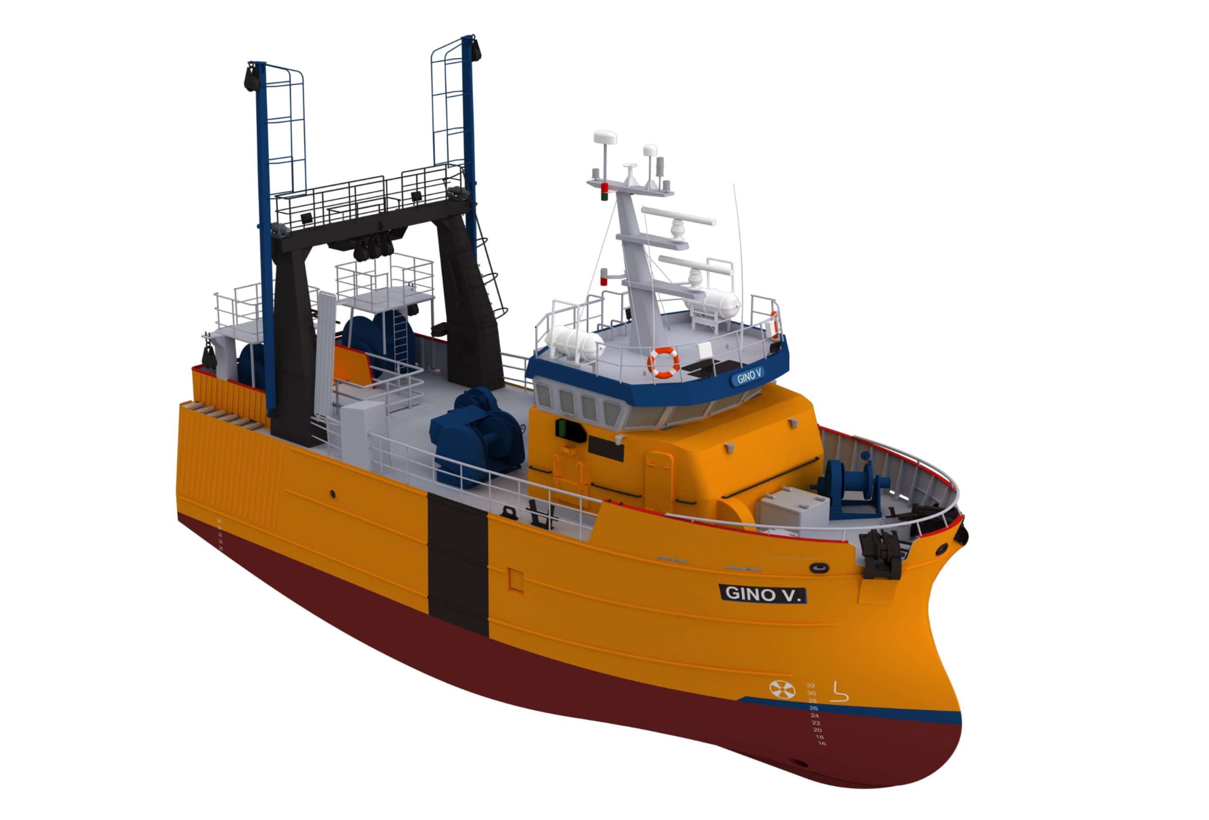 Astillero Contessi botó el pesquero GINO V en Mar del Plata