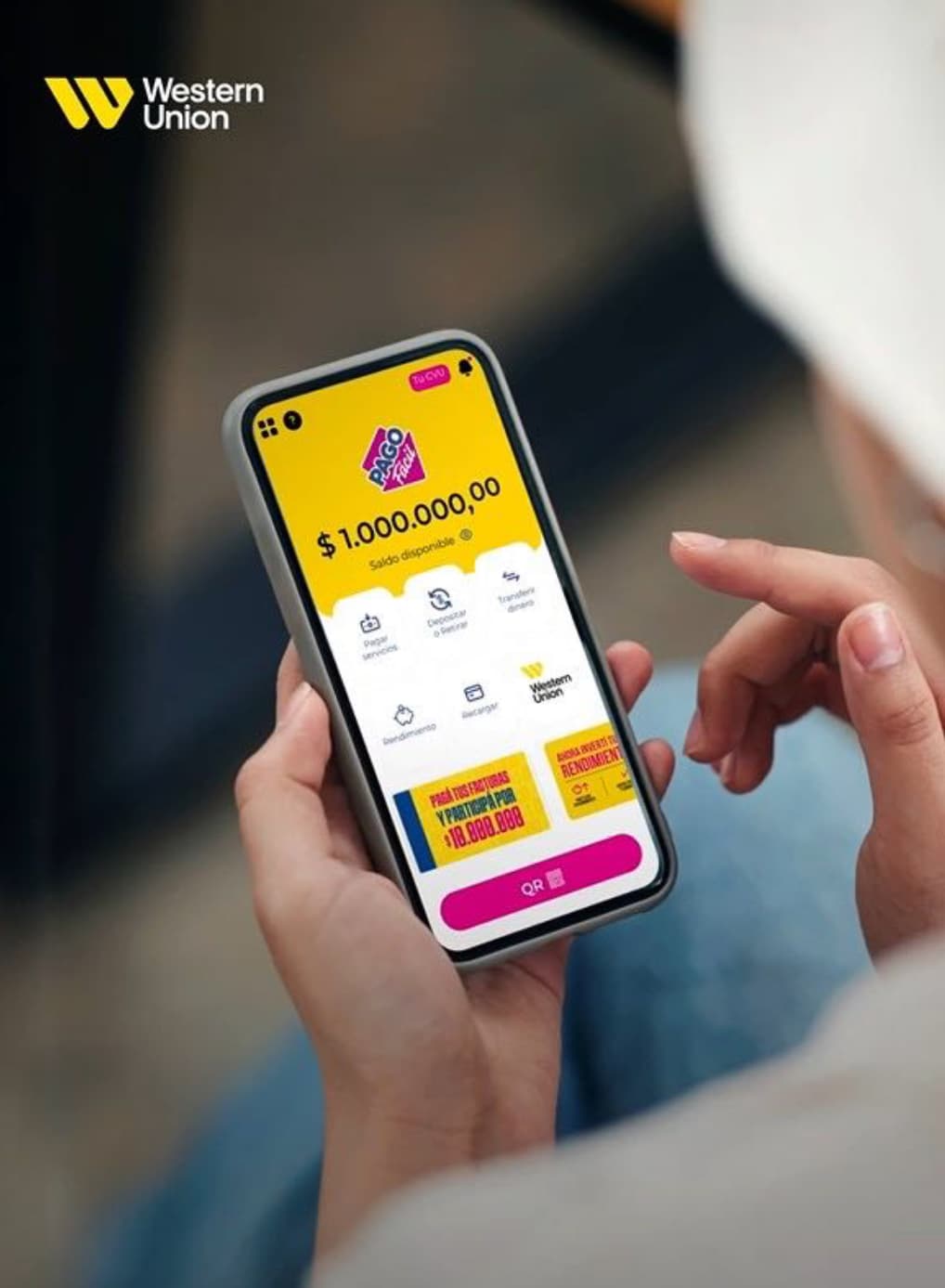 Pago Fácil suma envíos internacionales de Western Union en su app