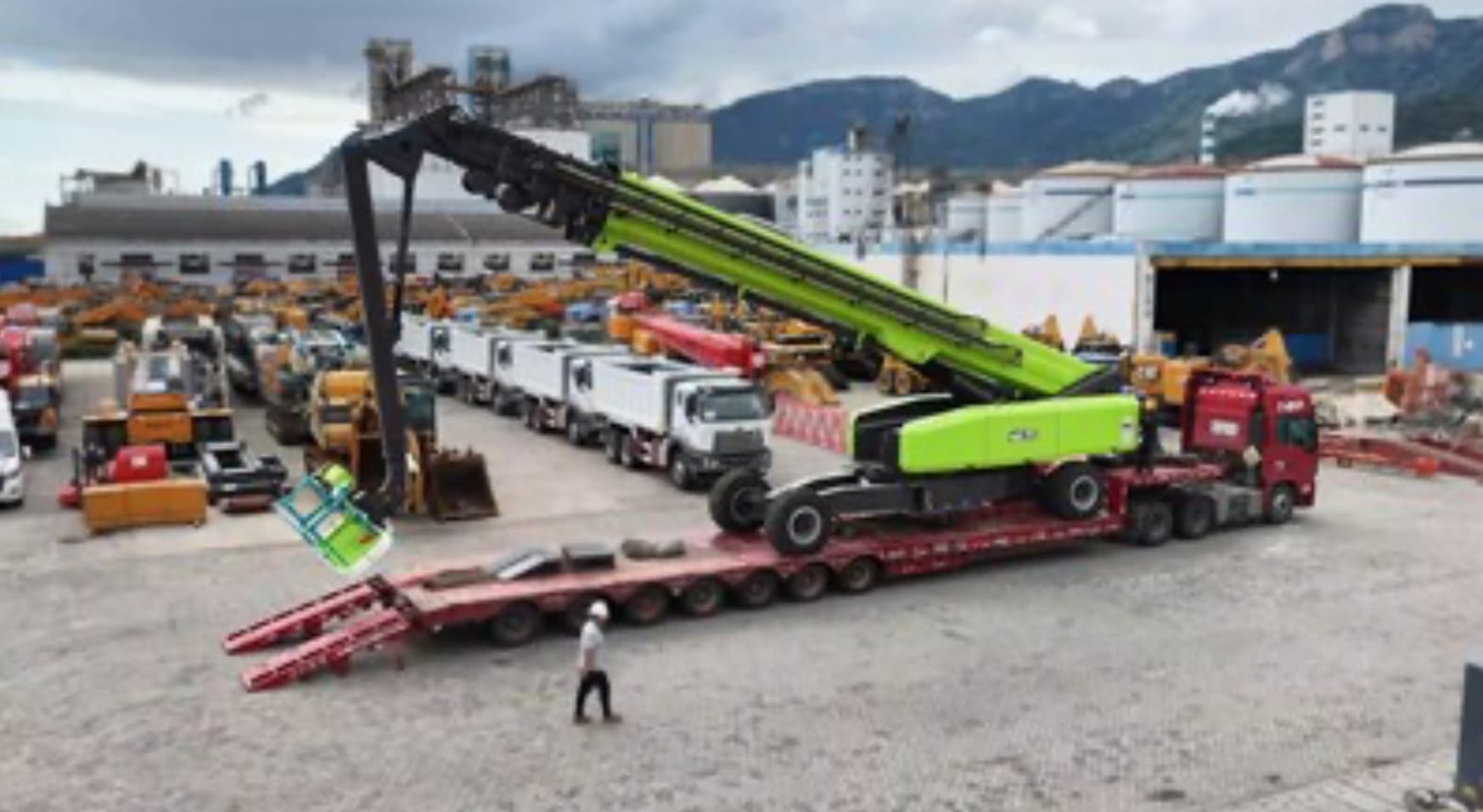 Zoomlion envía a Reino Unido la plataforma elevadora más alta de Europa