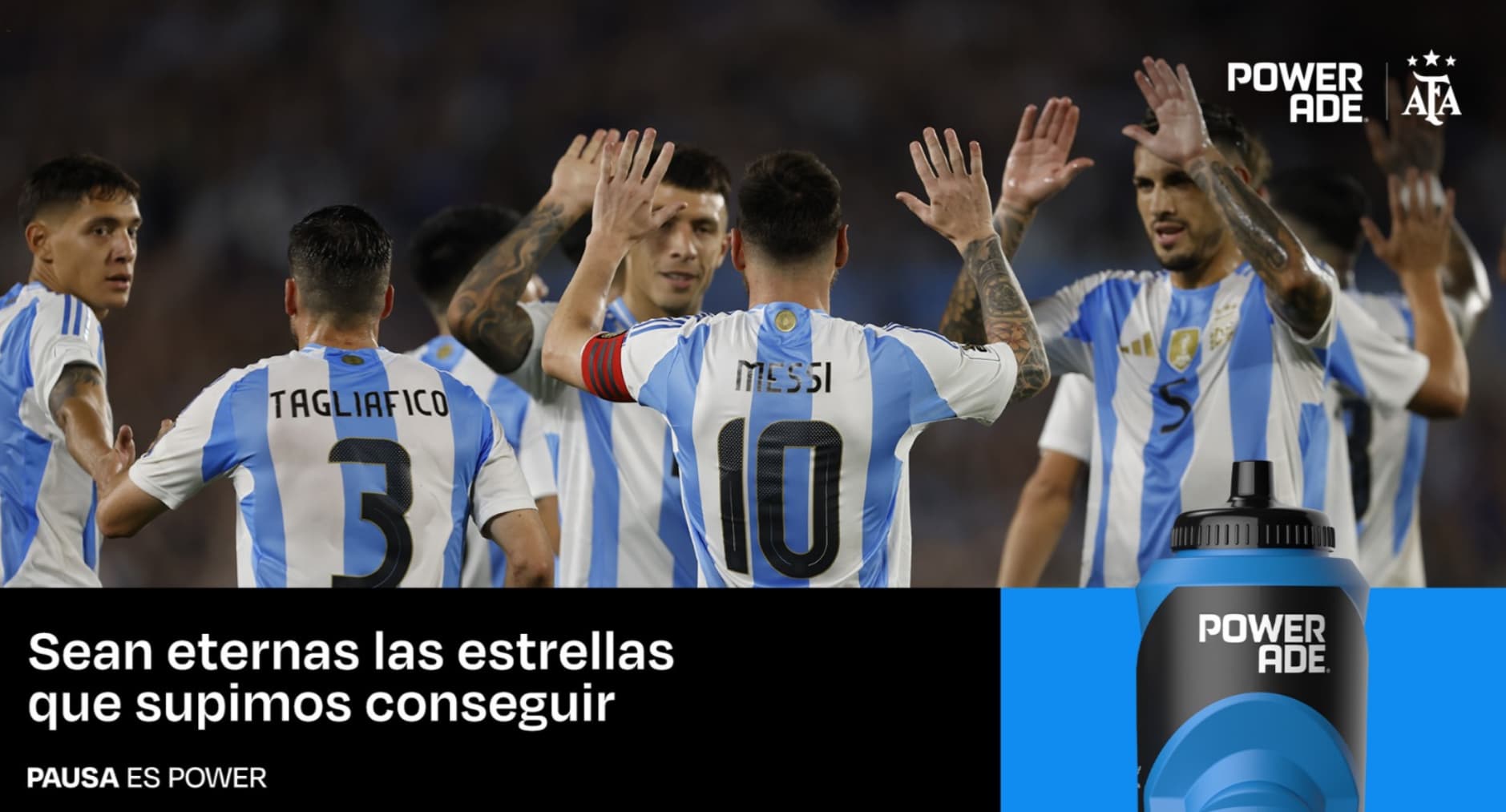 Powerade será hidratador oficial del Mundial 2026 y estará junto a la Selección Argentina