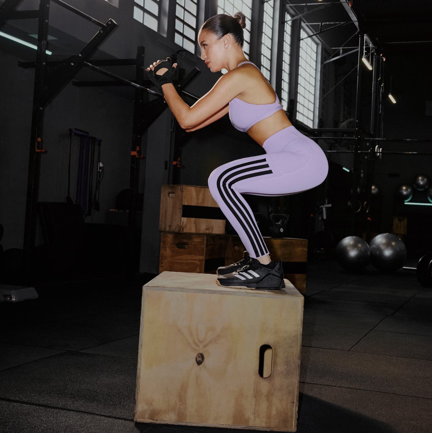 Emilia Mernes es la imagen de la nueva campaña de adidas Training para la línea Optime