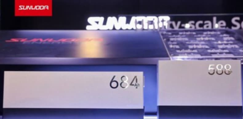 Sunwoda presenta nuevas celdas de almacenamiento de 684 Ah y 588 Ah en RE+ 25 Las Vegas