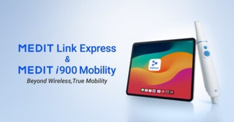 Medit presenta su primera aplicación para iPad y lanza el escáner i900 Mobility