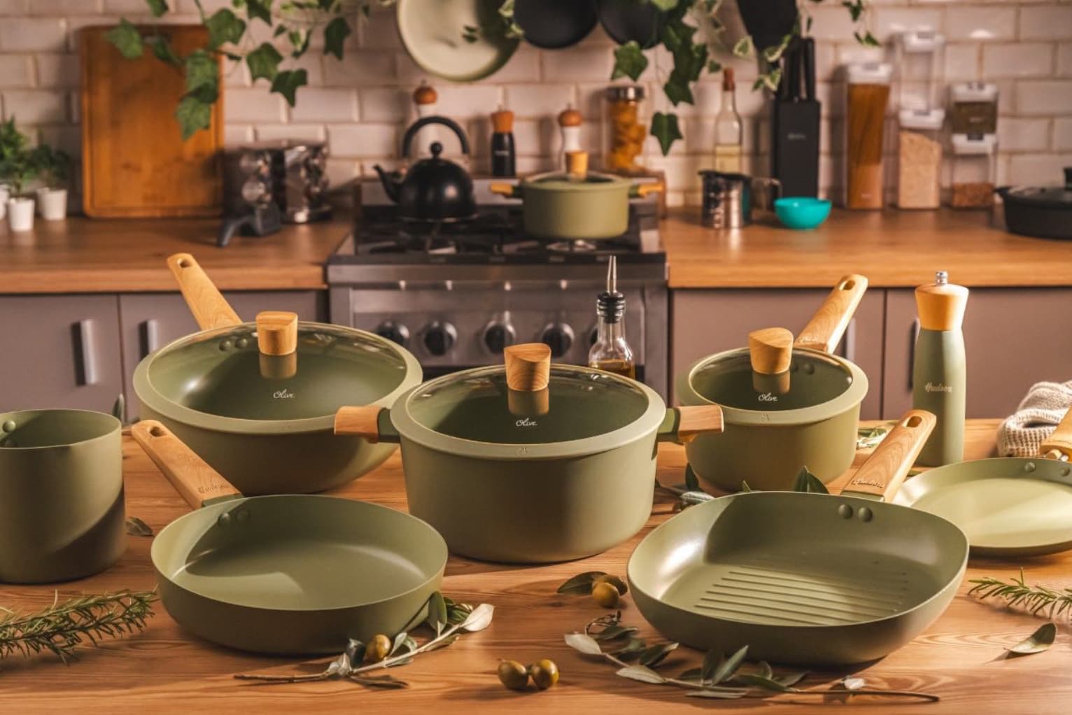 Hudson Best Kitchenware lanza Olive, una línea de utensilios inspirada en paisajes naturales