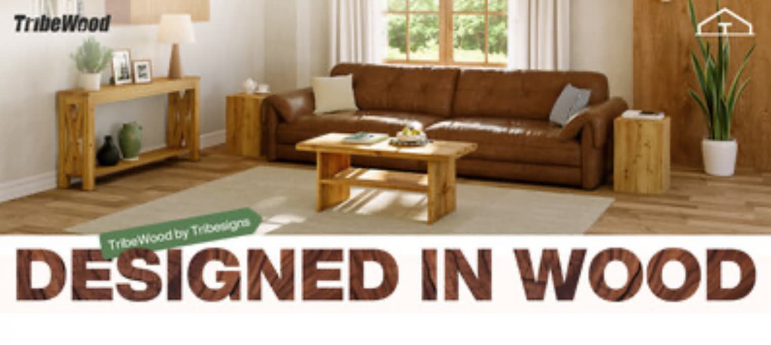 Tribesigns presenta TribeWood, su nueva submarca de muebles de madera maciza premium