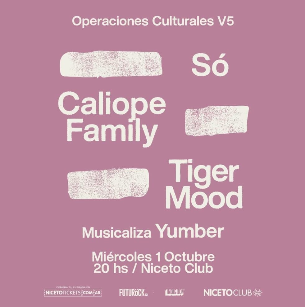 Niceto Club inicia Operaciones Culturales con tres grupos del nuevo groove argentino