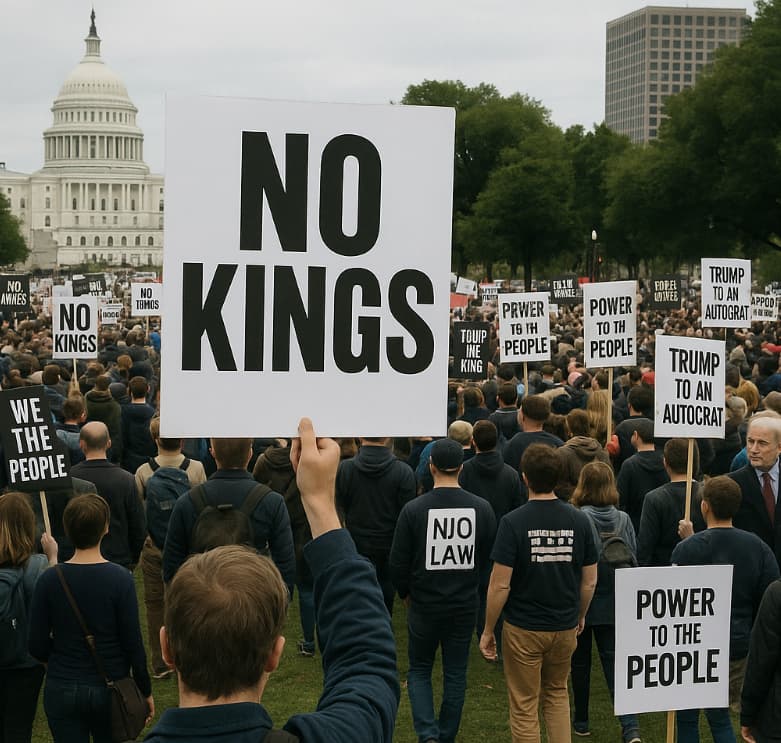 “No Kings”: el grito ciudadano que desafió el nuevo absolutismo estadounidense