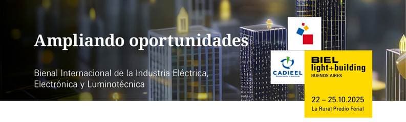BIEL Light + Building Buenos Aires 2025 anuncia agenda y actividades en La Rural en octubre