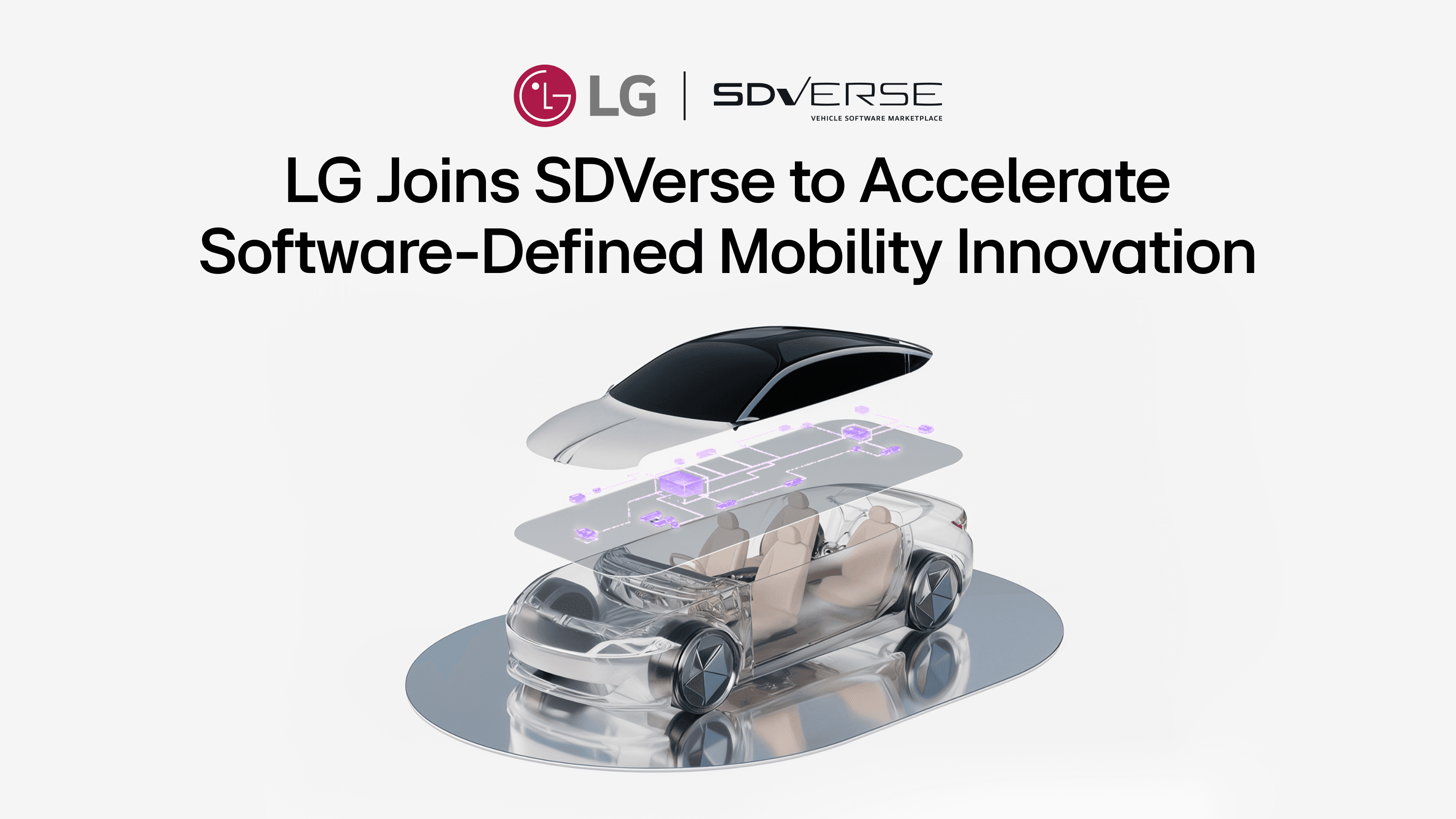 LG Electronics incorpora su portafolio AlphaWare a SDVerse para vehículos definidos por software
