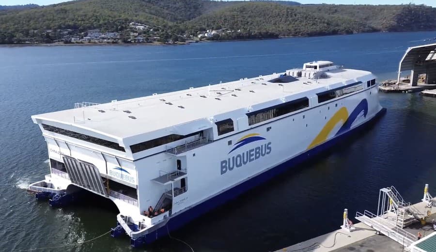 El "China Zorrilla", el buque eléctrico más grande del mundo, unirá Buenos Aires y Colonia