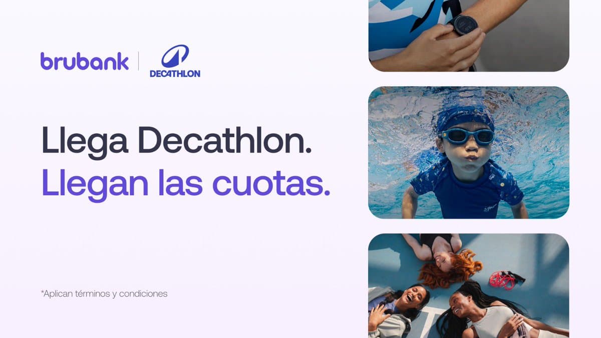 Brubank presenta promoción de 6 cuotas sin interés en Decathlon Vicente López