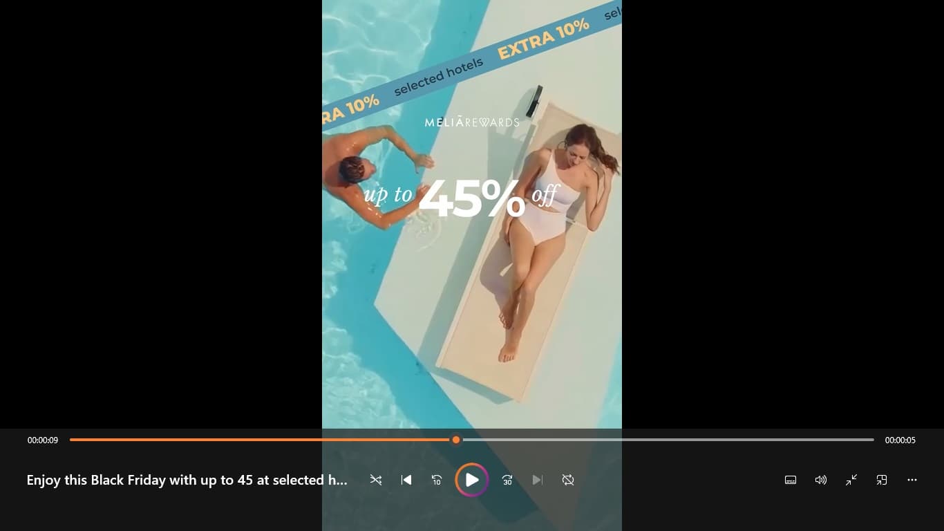 Meliá Hotels International lanza campaña Black Friday con hasta 45% de descuento global