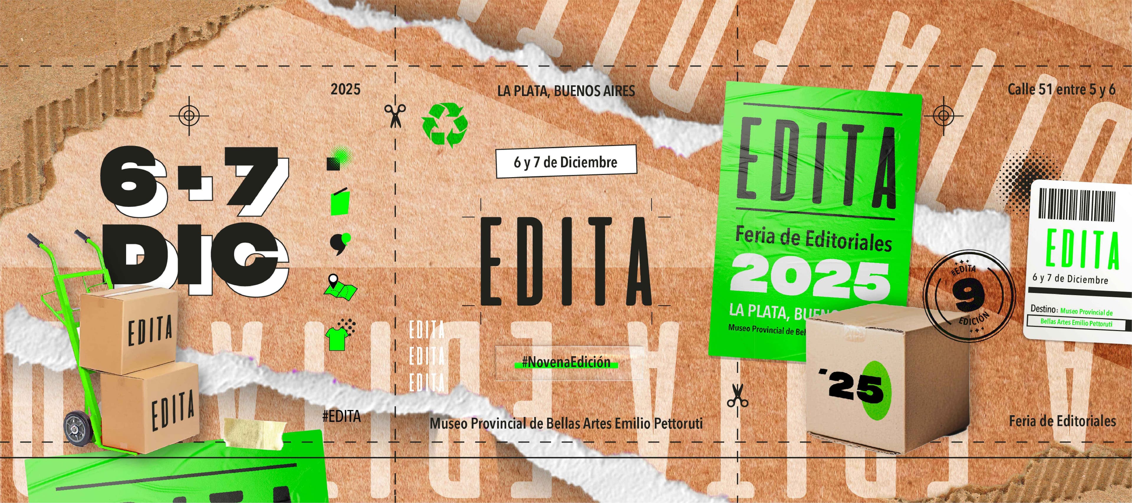 La feria EDITA reúne más de 150 editoriales independientes en La Plata el 6 y 7 de diciembre