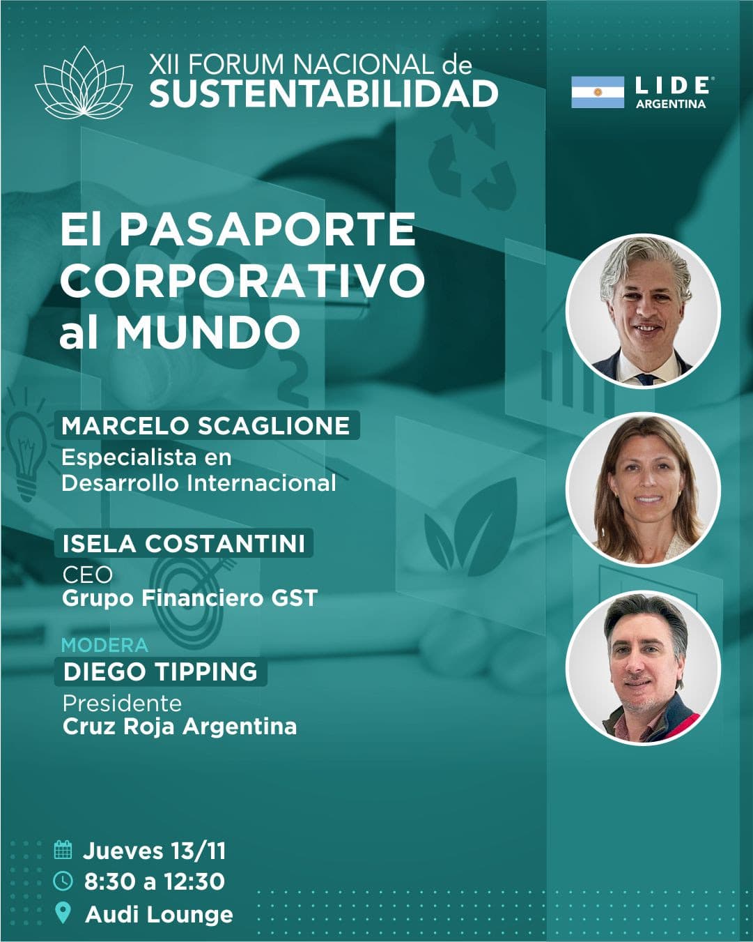LIDE Argentina celebra el XII Fórum Nacional de Sustentabilidad en el Audi Lounge
