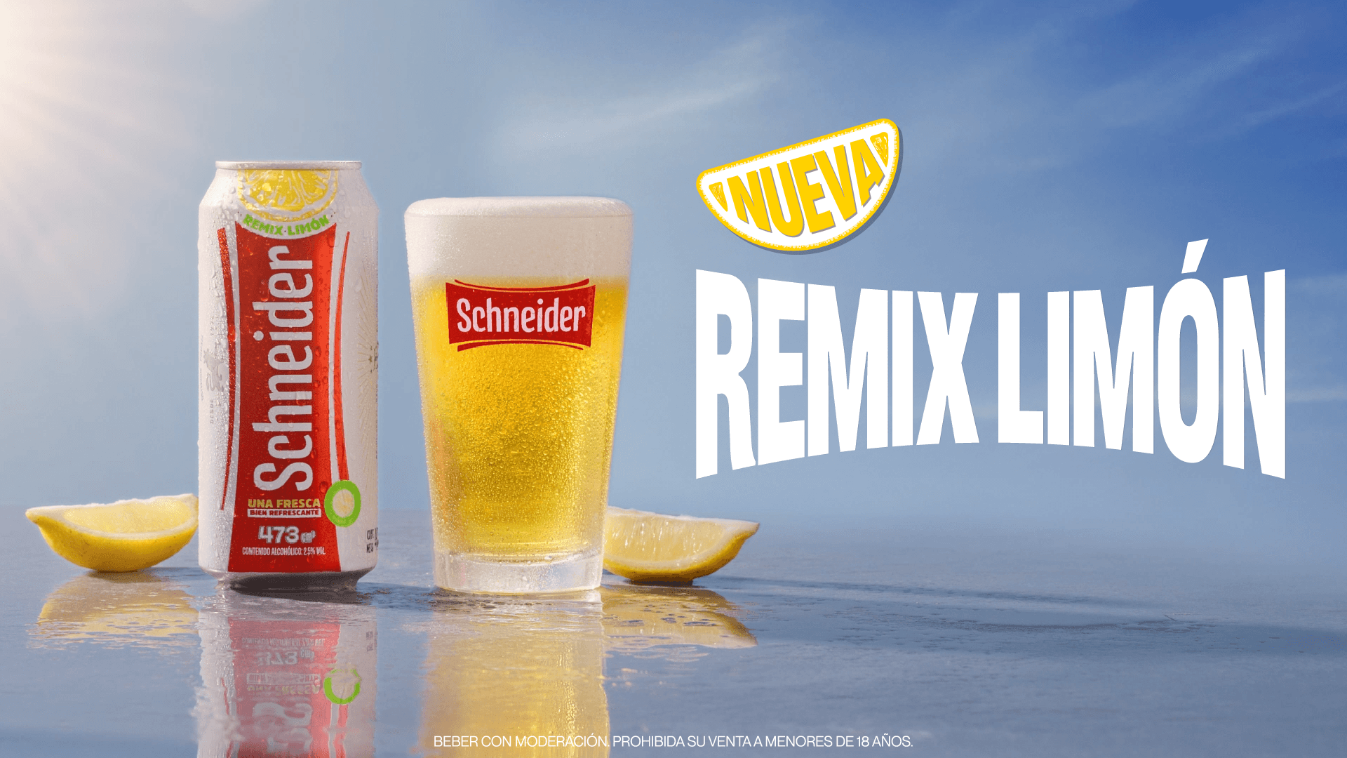 Schneider presenta Remix Limón, nueva cerveza con perfil más ligero y toque cítrico
