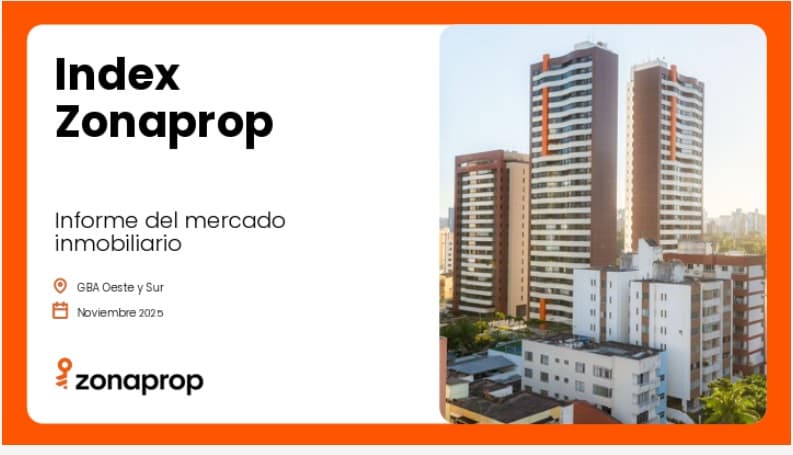 Alquileres y precios de venta inmobiliarios suben en GBA norte y oeste-sur durante noviembre de 2025