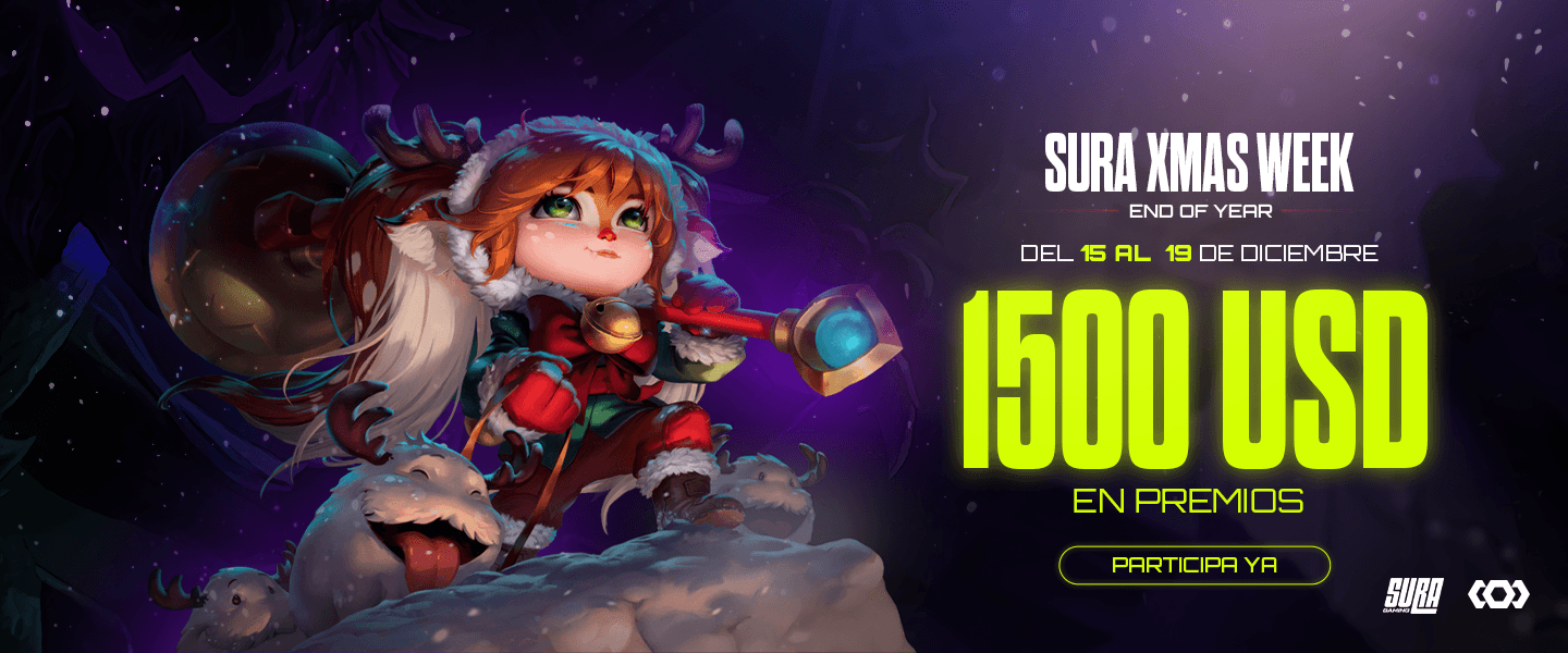 Sura Gaming organiza Sura Xmas Week con premios de US$ 1.500 para la comunidad gamer