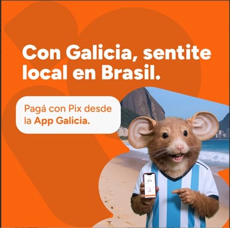 Galicia habilita pagos con Pix en Brasil desde su App