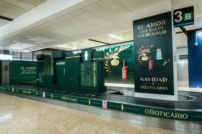 O Boticário distribuyó más de seis mil regalos en aeropuertos de Brasil y Colombia durante Navidad