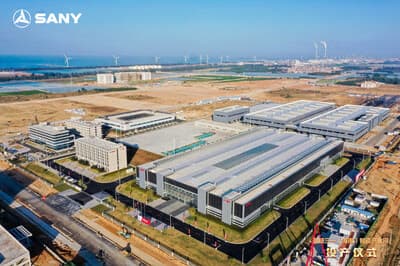 SANY inaugura base global de refabricación de maquinaria de ingeniería en Hainan, China
