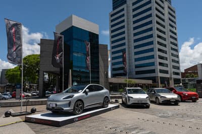 GAC realizó evento de prueba de conducción en Montevideo y mostró su línea de vehículos electrificados